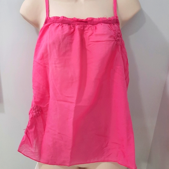SALE ‼️ Da-Nang Hot Pink Sleeveless Blouse NWT - Picture 3 of 14
